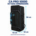 CA Pro 10000 kit bag approximate external dimensions: 94 x 43 x 34 cm
