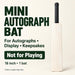 CA mini autograph bat for autographs display and keepsakes