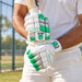 CA Gold 16000 batting gloves - worn glove batting grip
