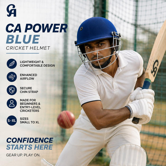 CA Power Blue Cricket Helmet