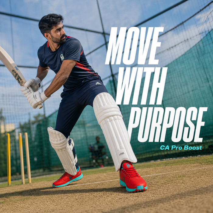 CA Pro Boost Cricket Shoes – Red