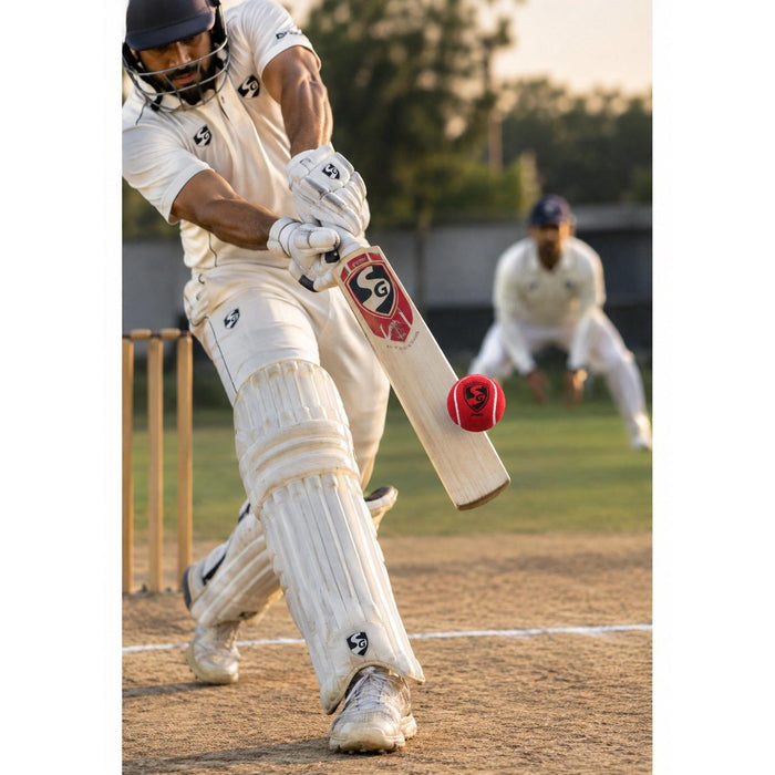 SG Spark Heavy Red Tennis Cricket Ball - product information