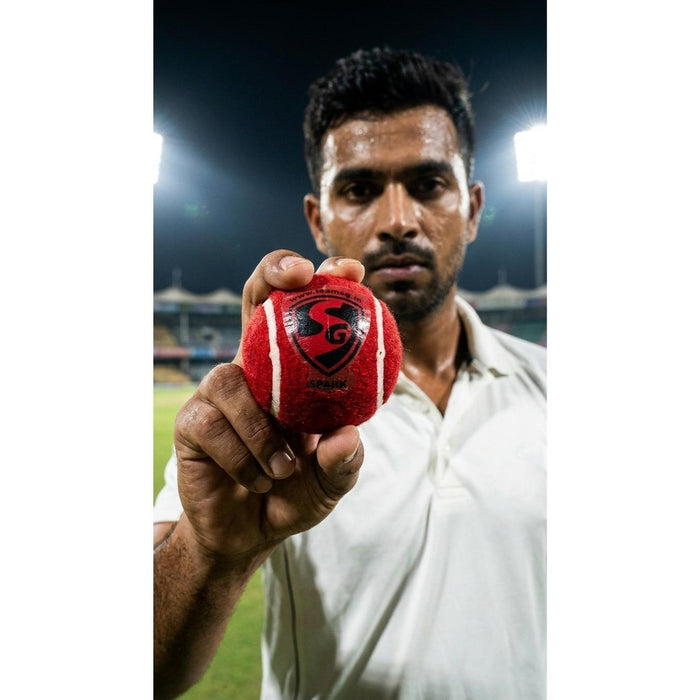 SG Spark Heavy Red Tennis Cricket Ball - product information