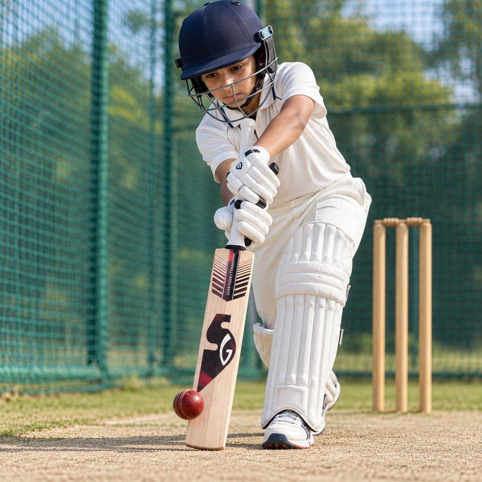 SG Maxstar Classic Size 5 junior bat - realistic cricket use