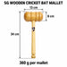 SG wooden cricket bat mallet - overall length 34 cm - head 13 x 8 cm - 360 g
