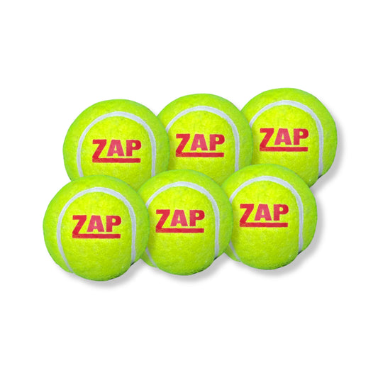 ZAP Flexi Cricket Soft Tennis Ball Yellow (Pack of 6)