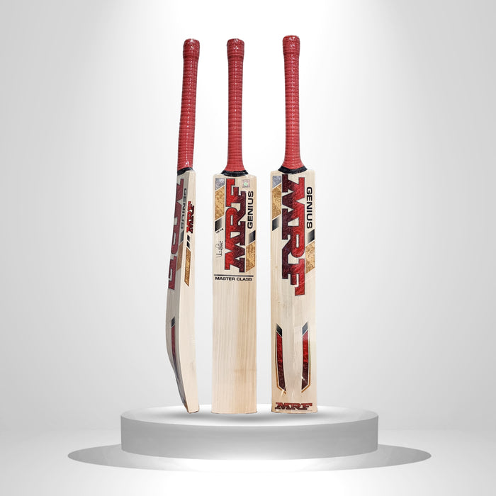 MRF Genius Master Class English Willow Cricket Bat - Junior Size 6 (Six)