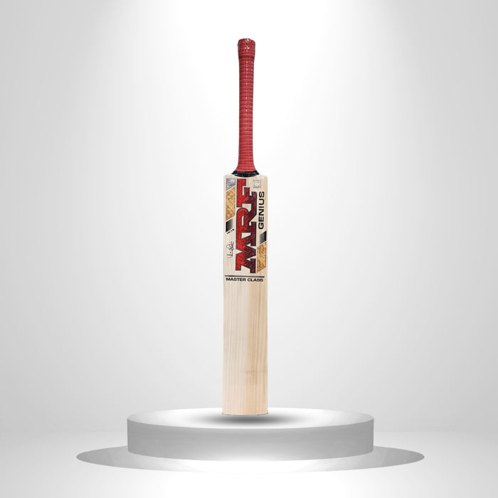 MRF Genius Master Class English Willow Cricket Bat - Junior Size 6 (Six)