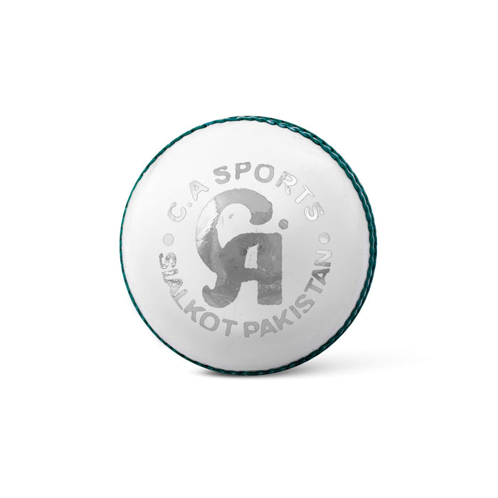 CA Attack White Leather Cricket Ball