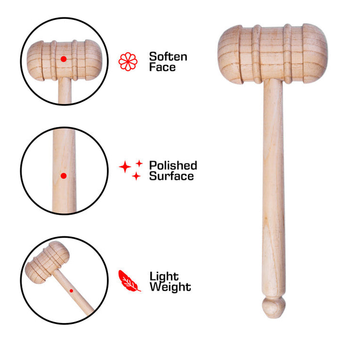 Cricket Bat Mallet Double Sided - Bat Knocking Hammer
