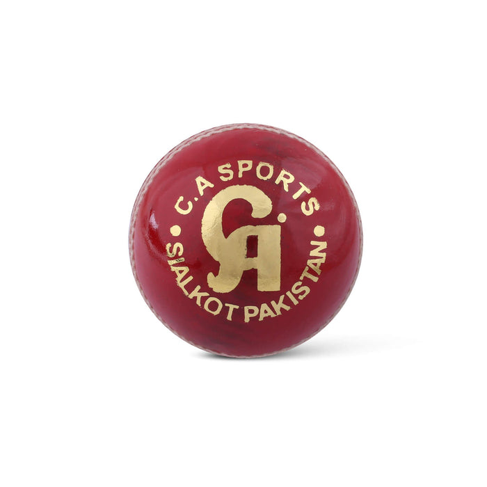 CA Test Star Red Cricket Leather Ball