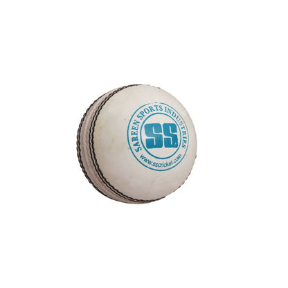 SS County White Cricket Ball (Pack of 6)