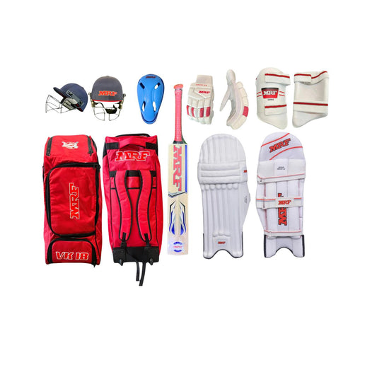 Cricket Kit, MRF Legend VK 18 SR Cricket Adult Kit Bag Complete Set with Accessories