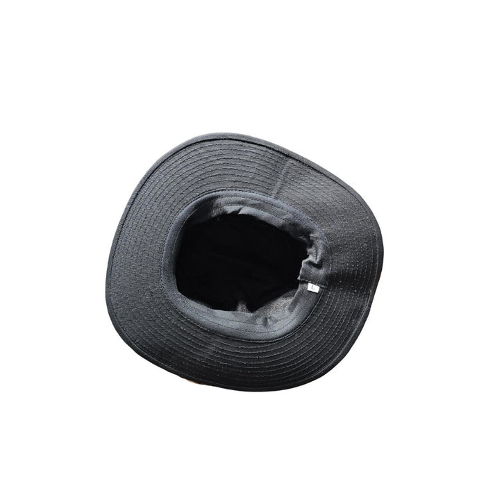 Cricket Panama Hat - Black Sun Hat for Cricket