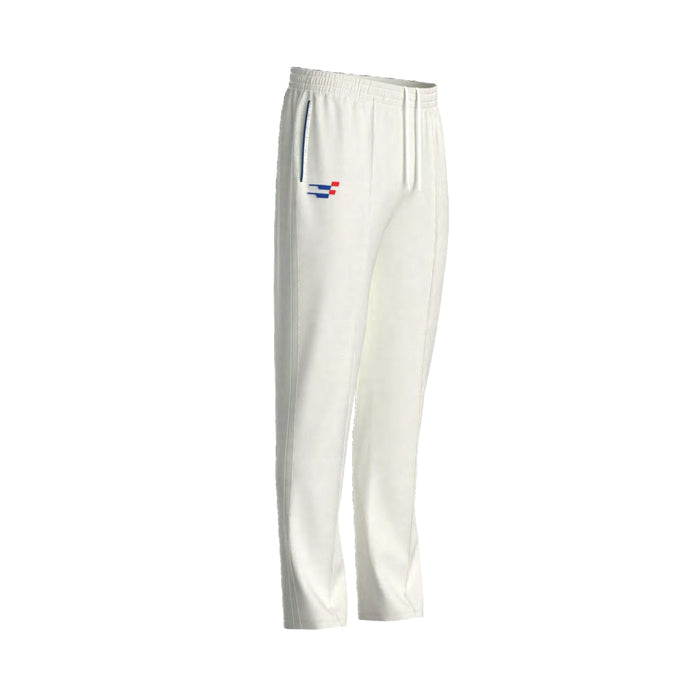 Cricket White Shirt and Trouser Set Long Sleeves for Juniors - Cricket Uniform