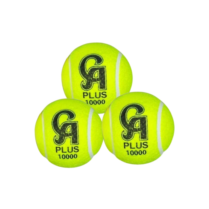 CA Plus 10000 Cricket Tennis Ball - 3pc