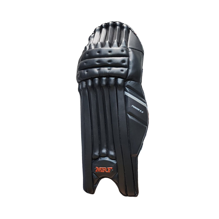 MRF Power 2.0 Black Batting leg Guards - Mens