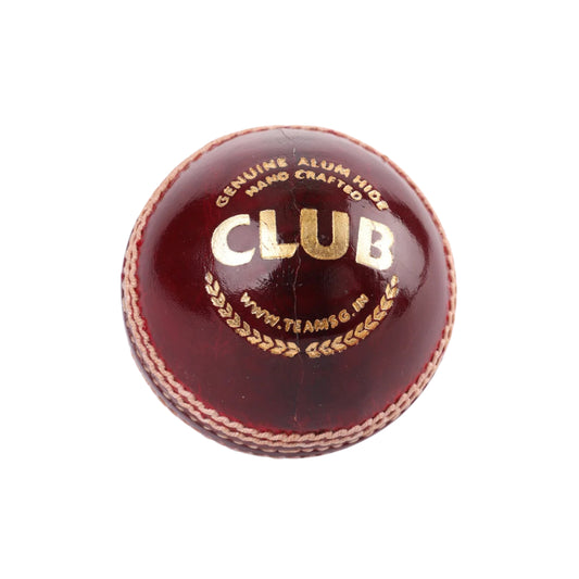 SG Club Red Cricket Leather Ball