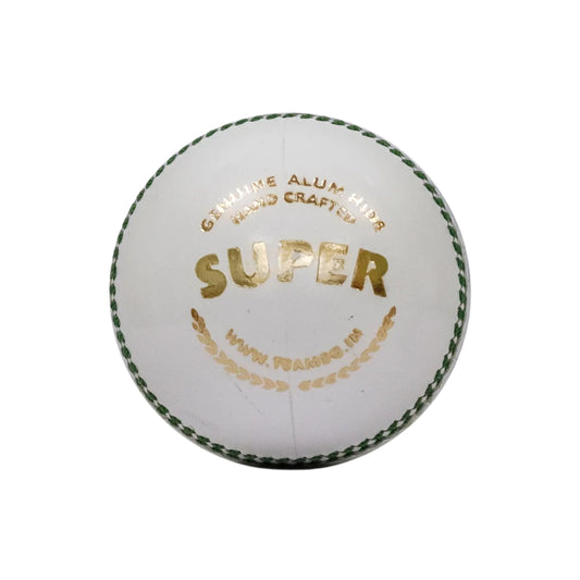 SG Super White Youth Cricket Ball for Juniors