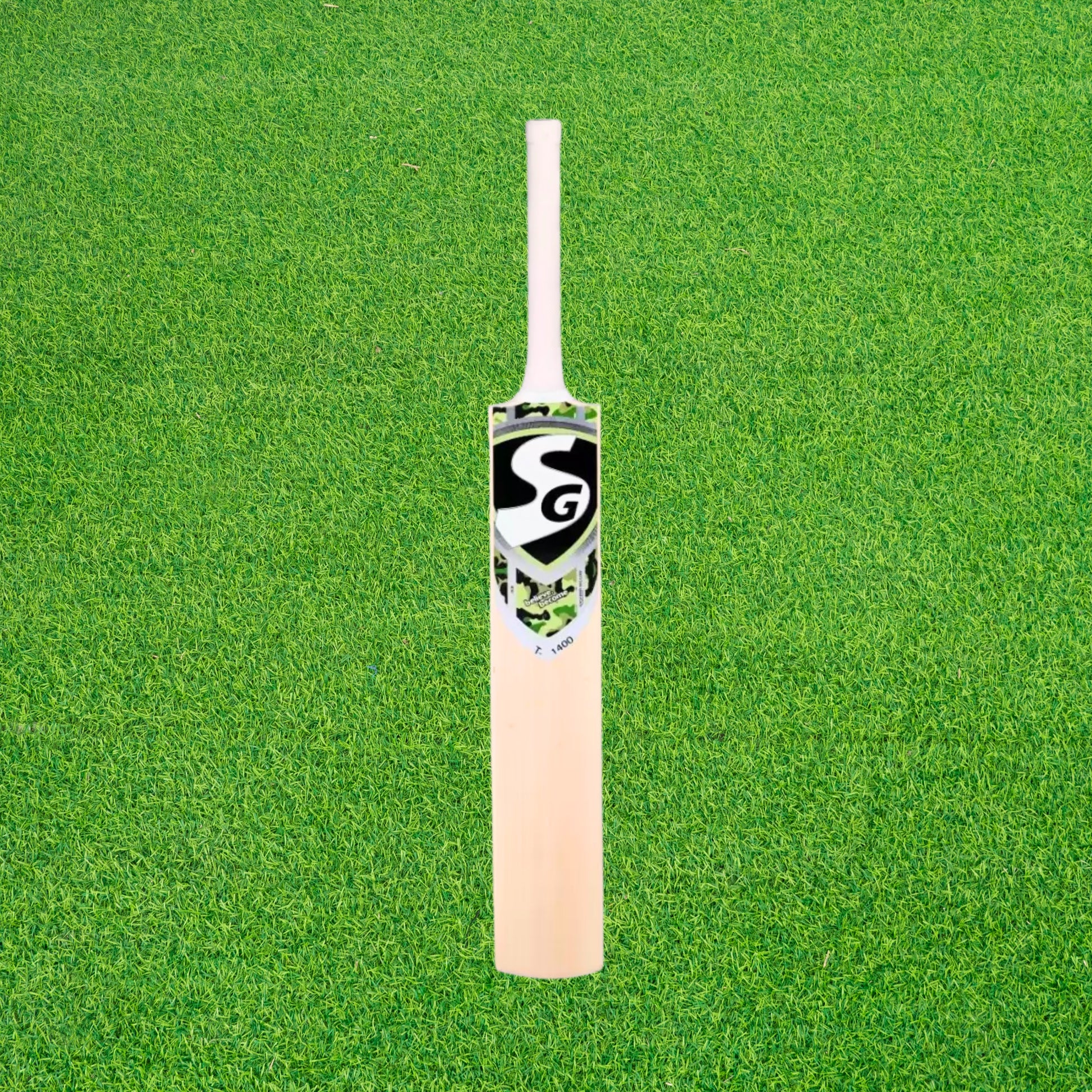 SG T-1400 Kashmir Willow Tennis Ball Cricket Scoop Bat - SH