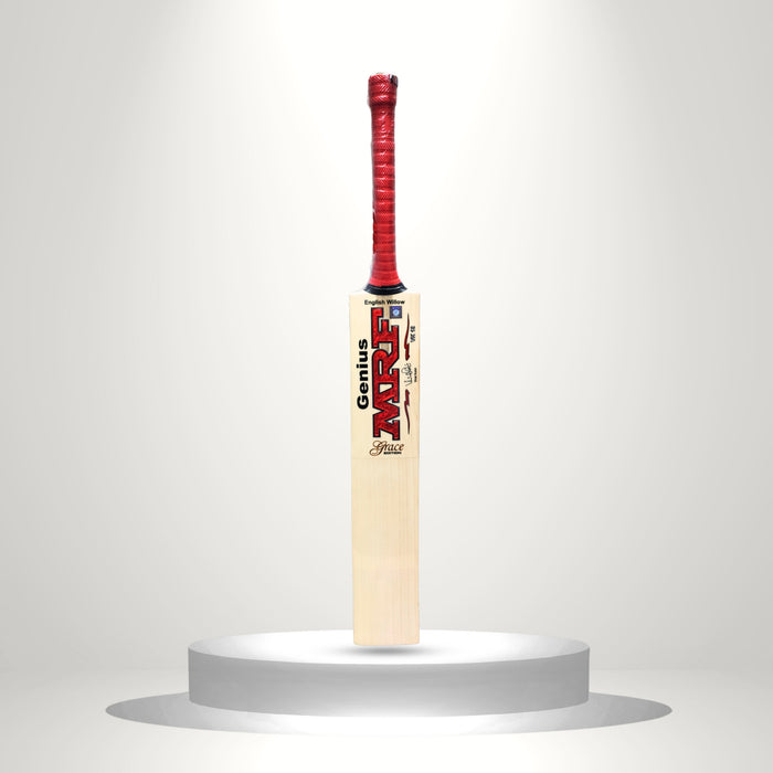 MRF Genius Grace Edition English Willow Cricket Bat- Size Harrow