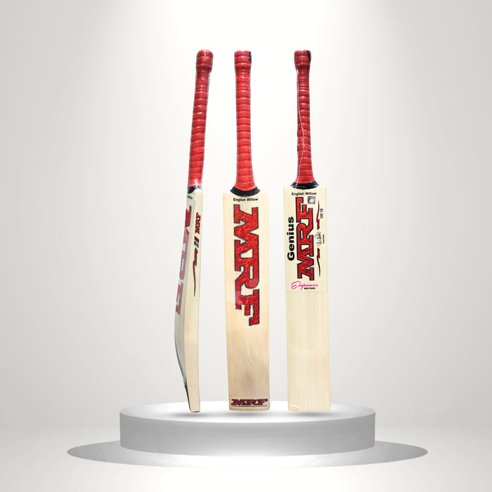 MRF Genius Empower English Willow Cricket Bat - Junior Size 5 (Five)