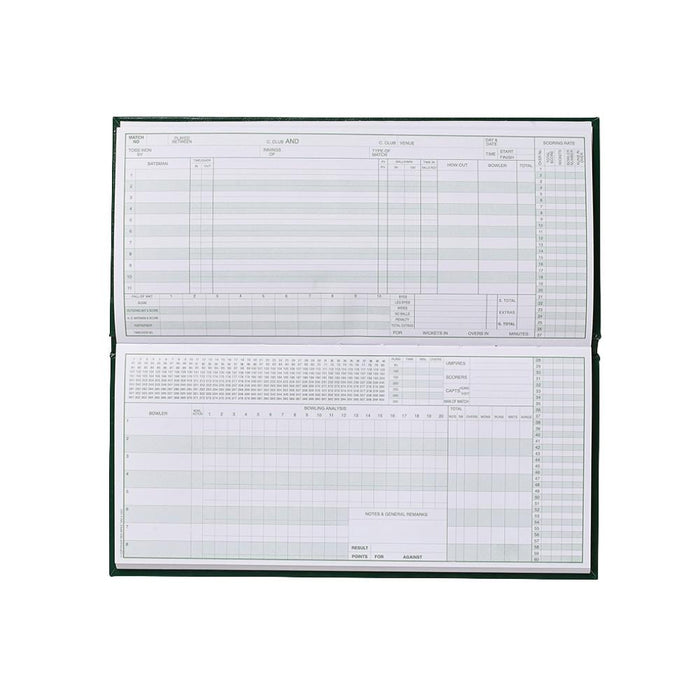 Cricket Score Books 60 Innings