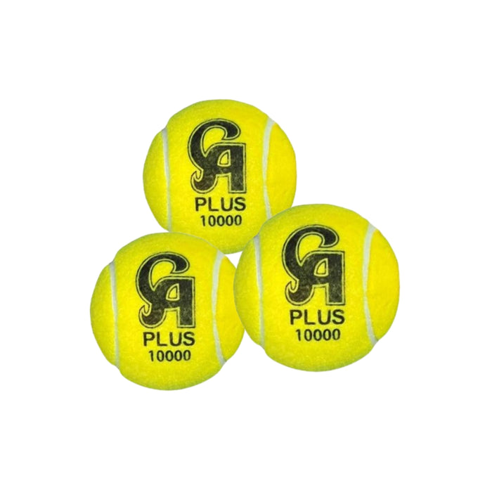 CA Plus 10000 Cricket Tennis Ball - 3pc