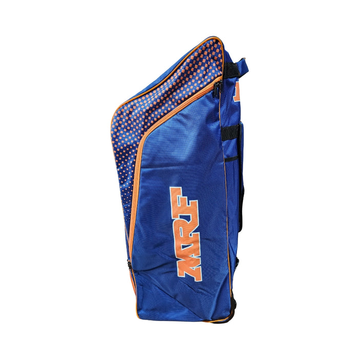 MRF VK 18 Senior Orange Blue Cricket Kit Bag With Wheels