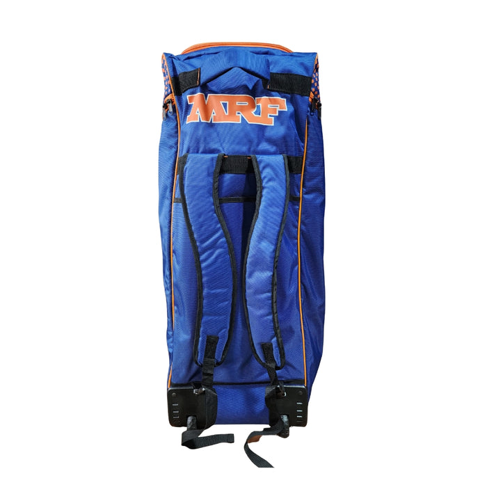 MRF VK 18 Senior Orange Blue Cricket Kit Bag With Wheels