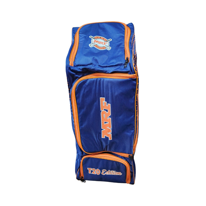 MRF VK 18 Senior Orange Blue Cricket Kit Bag With Wheels