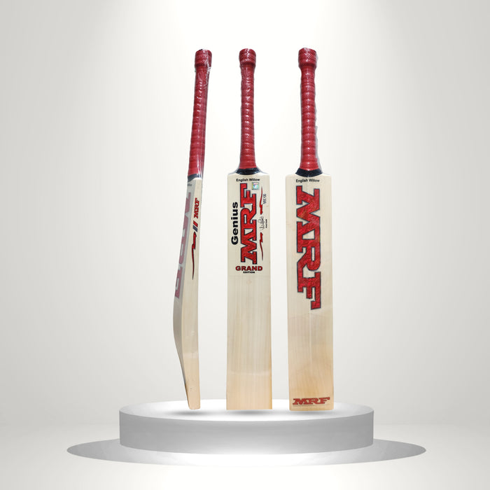 MRF Genius Grand Edition English Willow Junior Cricket Bat - Size Harrow