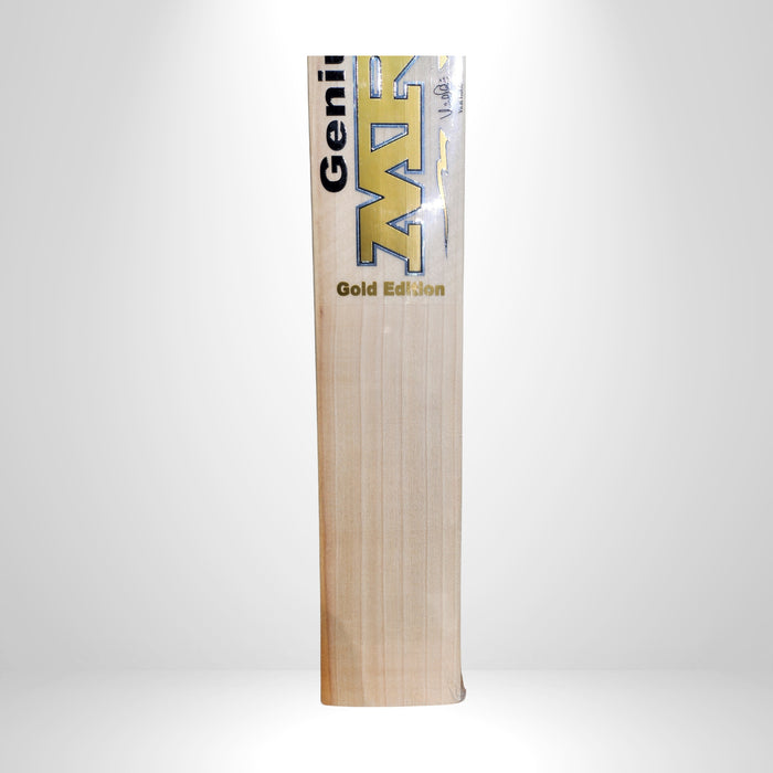 MRF Genius Gold Edition English Willow Cricket Bat - Junior Size 4