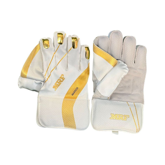 MRF Warrior Gold Cricket Wicket Keeping Gloves