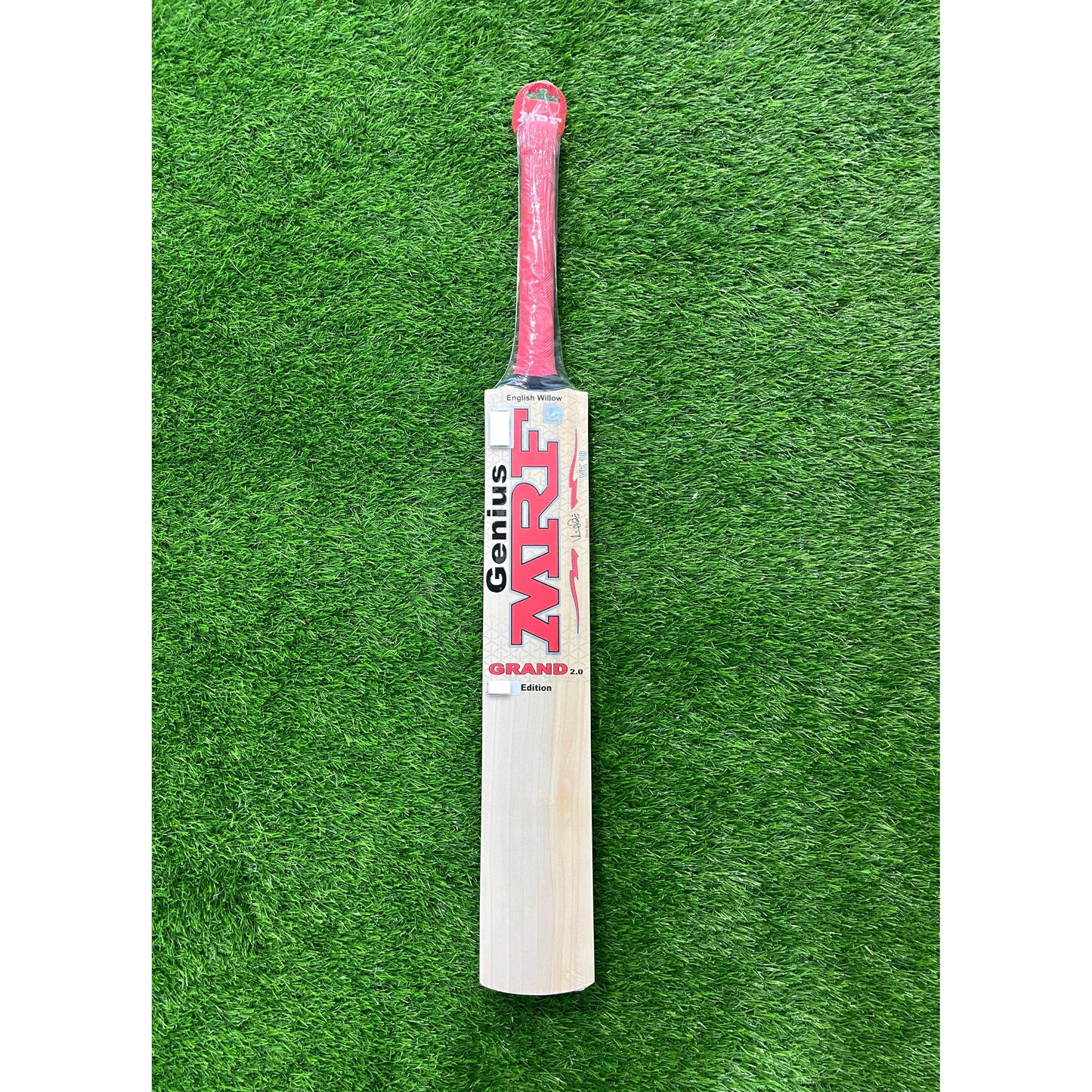 MRF Genius Grand Edition 2.0 English Willow Junior Cricket Bat - Size 5 Five
