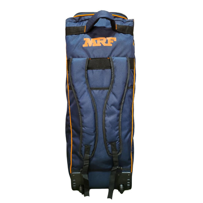MRF VK 18 Senior Orange Blue Cricket Kit Bag With Wheels