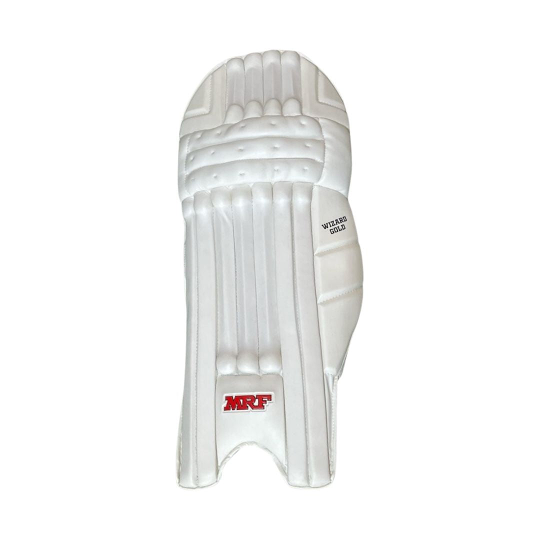 MRF Wizard Gold Cricket Batting Leg Guard - Adult