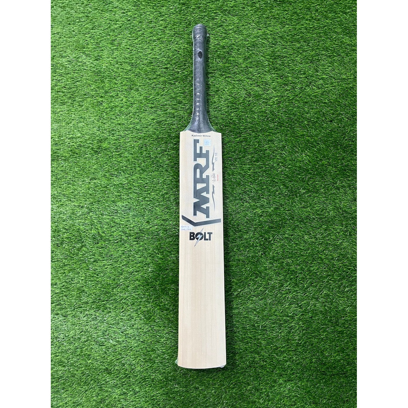 MRF Bolt Premium Hand-Picked Kashmir Willow Adult Cricket Bat - SH - Latest 2023 Release!