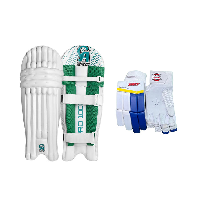 MRF Legend VK 18 and CA Pro Cricket Combo for Mens