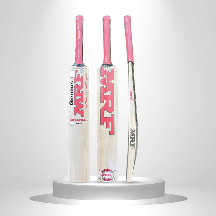 MRF Genius Grand Edition 2.0 English Willow Junior Cricket Bat - Size 5 Five