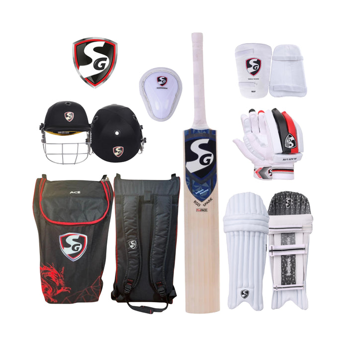 SG Rsd Kashmir Willow Cricket Kit Set For Junior
