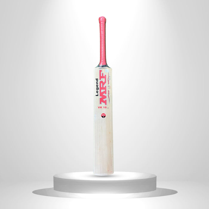 MRF Legend VK 18 1.0 English Willow Cricket Bat - Junior Size Harrow