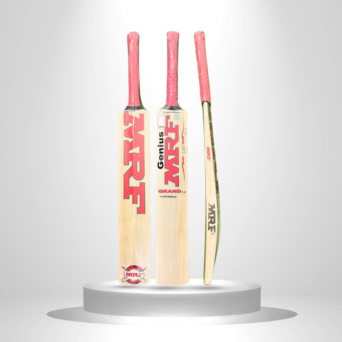 MRF Genius Grand Edition 2.0 English Willow Junior Cricket Bat - Size Harrow