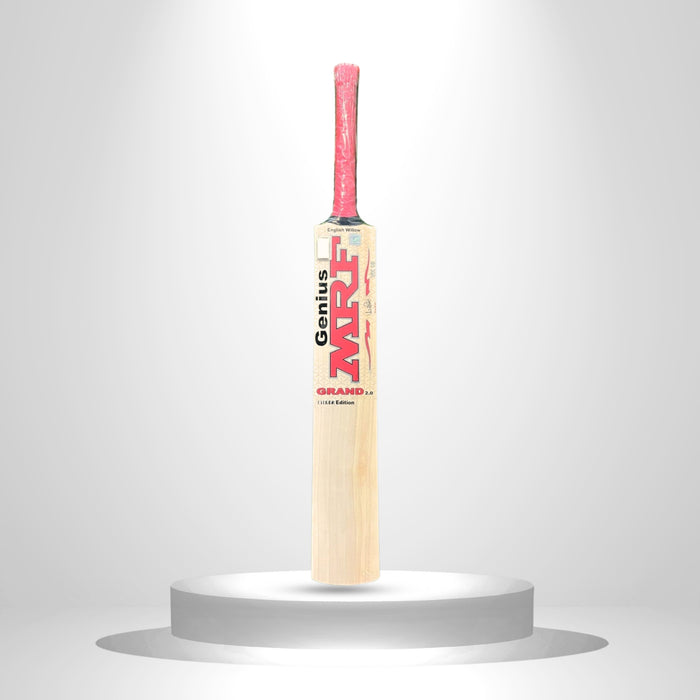 MRF Genius Grand Edition 2.0 English Willow Junior Cricket Bat - Size Harrow