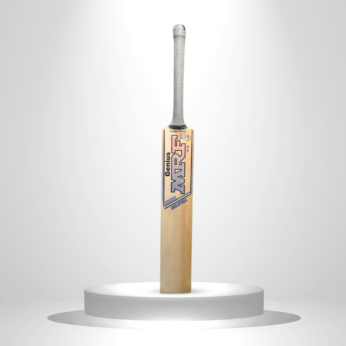 MRF Genius Silver English Willow Cricket Bat - SH
