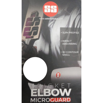 SS Premium Pro Cricket Elbow Wrist Guard White