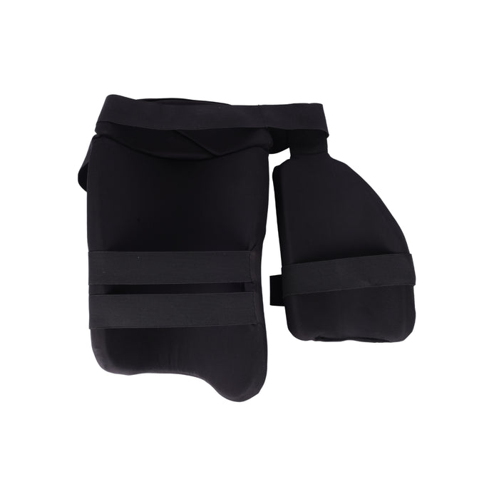 SG Combo ACE Protector Black Cricket Dual Thigh Guard