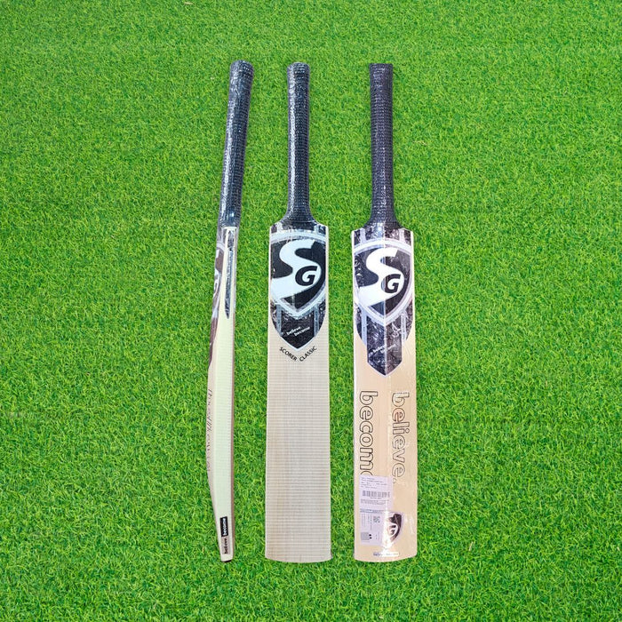 SG Scorer Classic Kashmir Willow Size 3 Cricket Kit Set, Complete Cricket Set for Junior