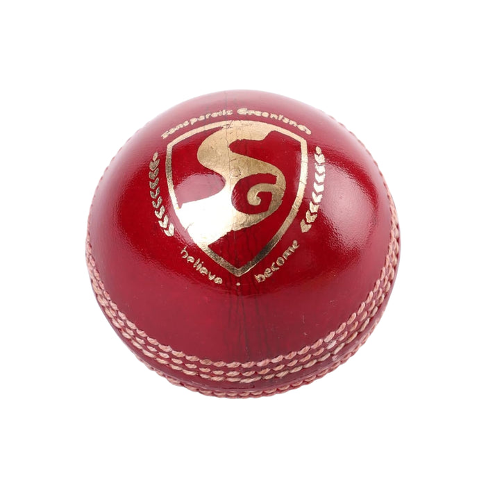 SG Shield 30 Red Cricket Leather Ball