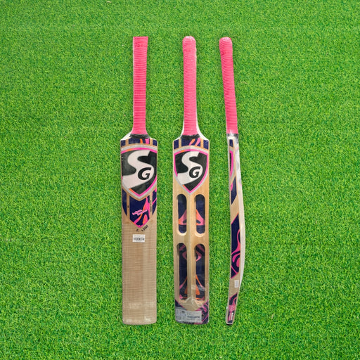 SG T-1200 Kashmir Willow Cricket Tennis Ball Scoop Bat - SH